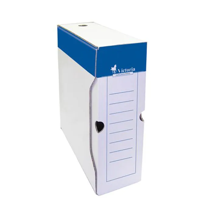 Hlavný obrázok produktu Archivační krabice, bílá, karton, A4, 100 mm, VICTORIA