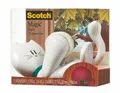 Odvíječ na lepiacu pásku "C39", mačka, stolový, s lepiacou páskou, 3M SCOTCH