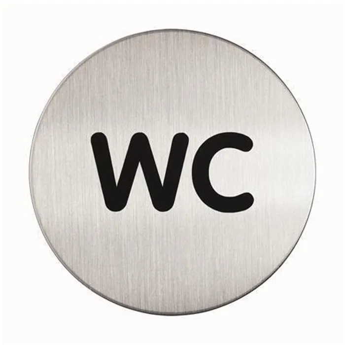 Hlavný obrázok produktu Piktogram "WC", samolepicí, nerez, DURABLE 490723