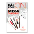 Blok Clairefontaine Paint'ON Mix4 - A6, 12 listov, 250 g