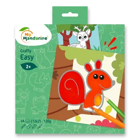 Omaľovánky My Mandarine Graffy Easy - lesné zvieratká