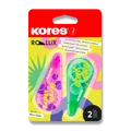 Korekčný strojček Kores ROLLiX, 8 m x 5 mm, mix farieb [2 ks]