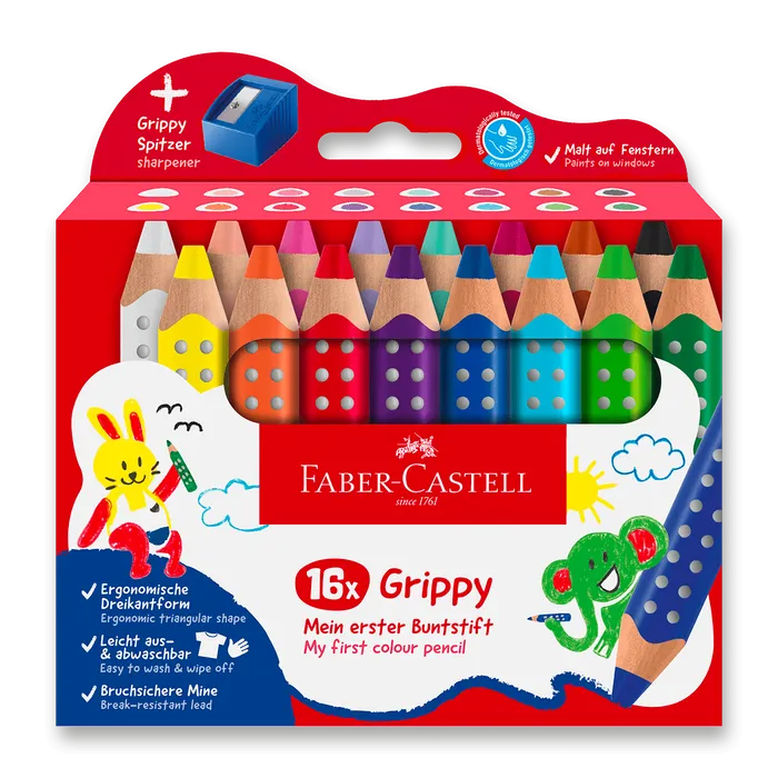 Hlavný obrázok produktu Pastelka Faber-Castell Grippy - 16 barev
