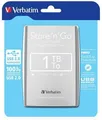 Verbatim externý pevný disk, Store N Go, 2.5, USB 3.0 (3.2 Gen 1), 1TB, 53071, strieborný
