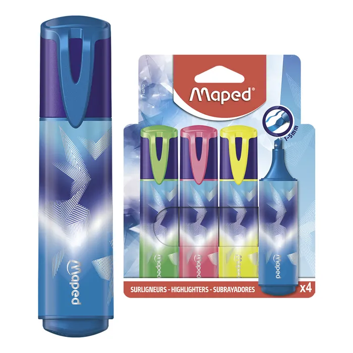 Hlavný obrázok produktu Zvýrazňovač Maped Arctic - 4 barvy
