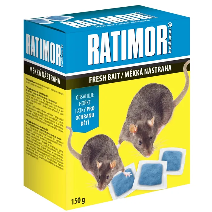 Hlavný obrázok produktu Ratimor Brodifacoum měkká nástraha na hlodavce, 150 g