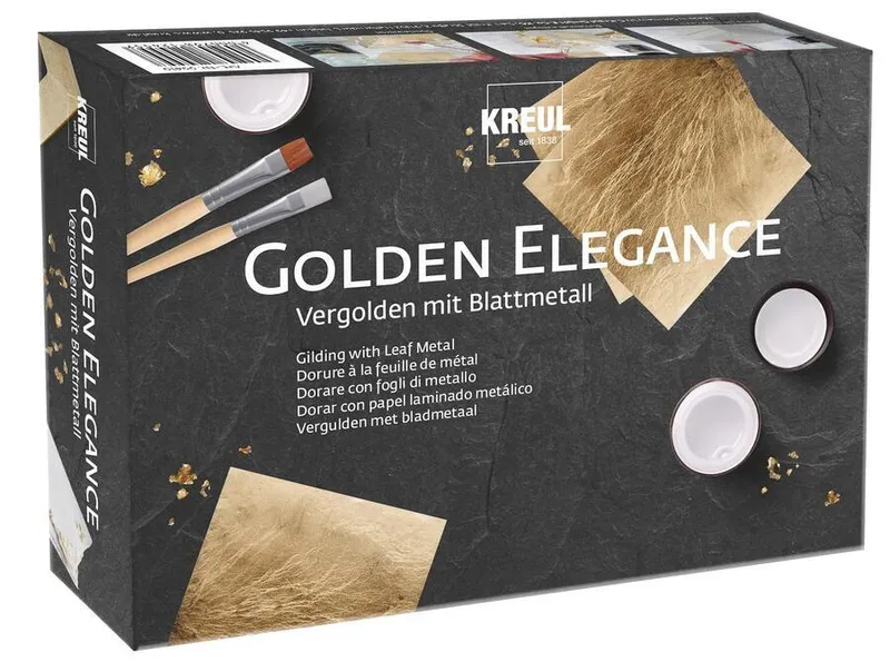 Hlavný obrázok produktu Sada GOLDEN ELEGANCE KREUL zlacení s metalickými plátky, KREUL