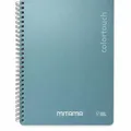 Ďalší obrázok produktu Spirálový zošit "i-Note", 18,5x24, čiarky, 90 listov, tyrkysová, MITAMA 62282-90197