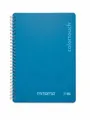Spirálový zošit "i-Note", 18,5x24, čistý, 90 listov, cyan, MITAMA 62278-90212