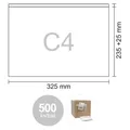 Ďalší obrázok produktu Papierové vrecko Karo 14 x 19 cm [500 ks]