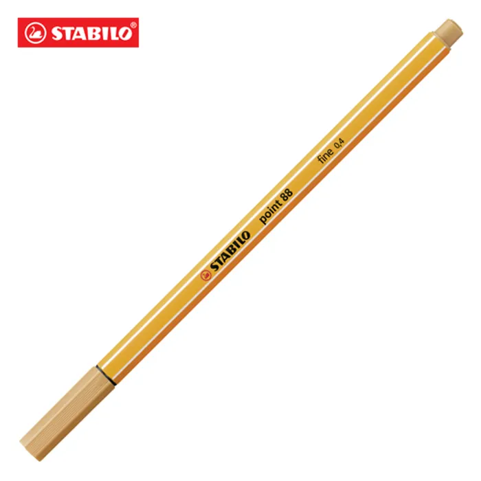 Hlavný obrázok produktu Liner  "Point 88", okrová, 0,4mm, STABILO