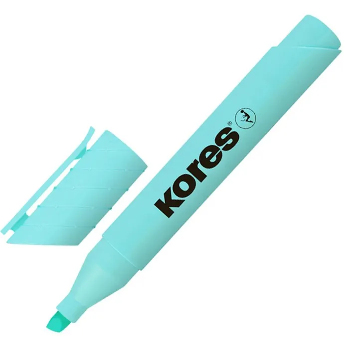 Hlavný obrázok produktu Zvýrazňovač Kores High Liner Plus Pastel tyrkysový 0,5–5 mm