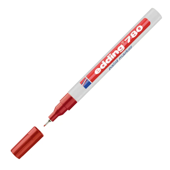 Hlavný obrázok produktu Lakový popisovač "780", červená, 0,8mm, EDDING