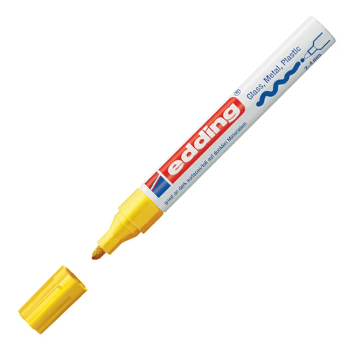 Hlavný obrázok produktu Lakový popisovač "750", žlutá, 2-4mm, EDDING