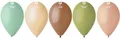 Balónik, prírodné pastelové farby, 26 cm, 10 ks/balenie, 10200009-NATUR