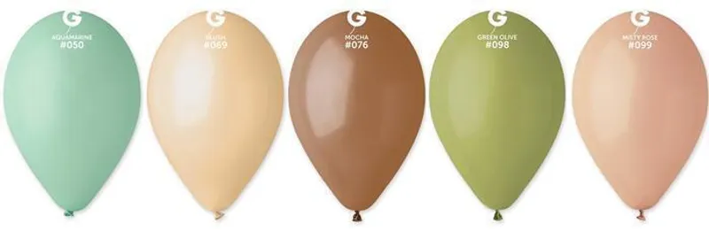 Hlavný obrázok produktu Balónek, přírodní pastelové barvy, 26 cm, 10 ks/balení, 10200009-NATUR