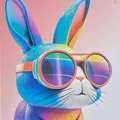 Ďalší obrázok produktu Zošit "Animal", A4, linajkovaný s okrajmi, 40+2 listy, králik, MITAMA 62744-90117