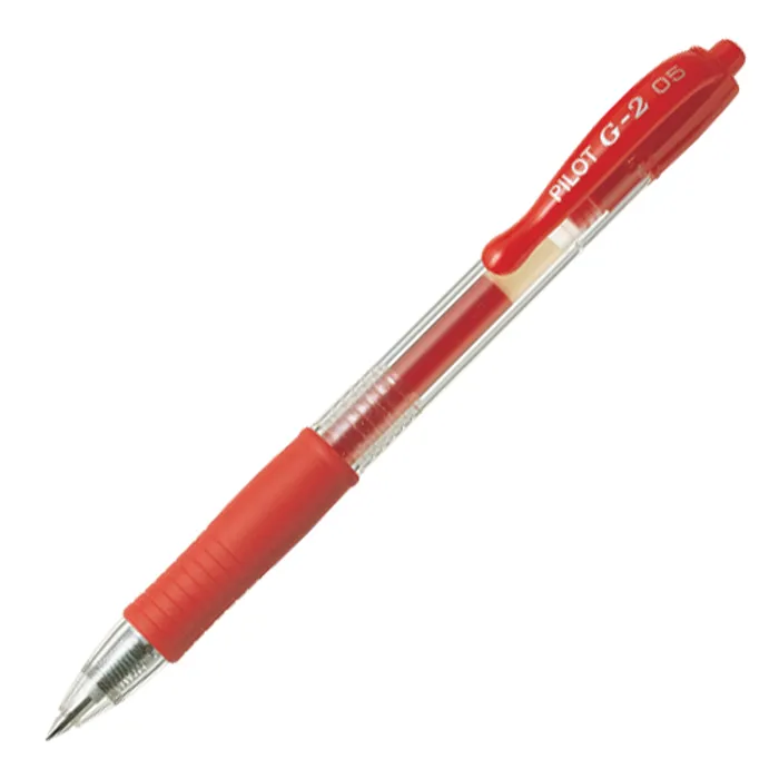 Hlavný obrázok produktu Gelové pero "G-2", červená, 0,25mm, PILOT