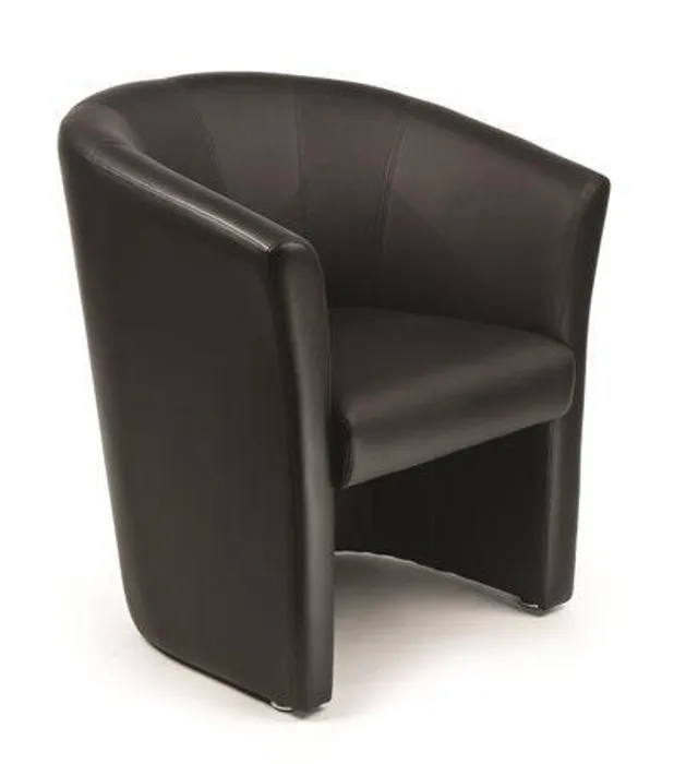 Hlavný obrázok produktu Jednací křeslo "Lounge", černá, koženka, MaYAH