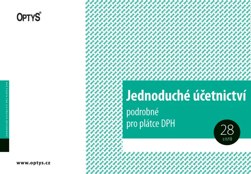 Hlavný obrázok produktu Jednoduché účetnictví podrobné pro plátce DPH A4, 28 listů 1023