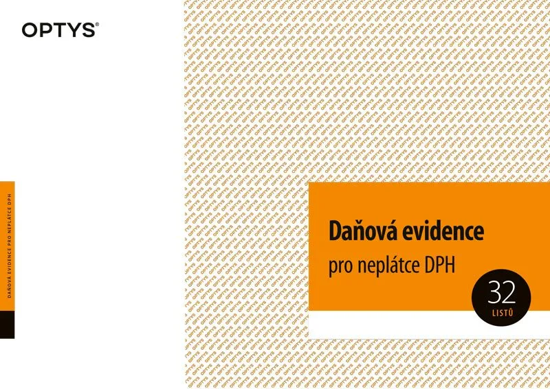 Hlavný obrázok produktu Jednoduché účetnictví pro neplátce DPH, A4, 32 listů 1022