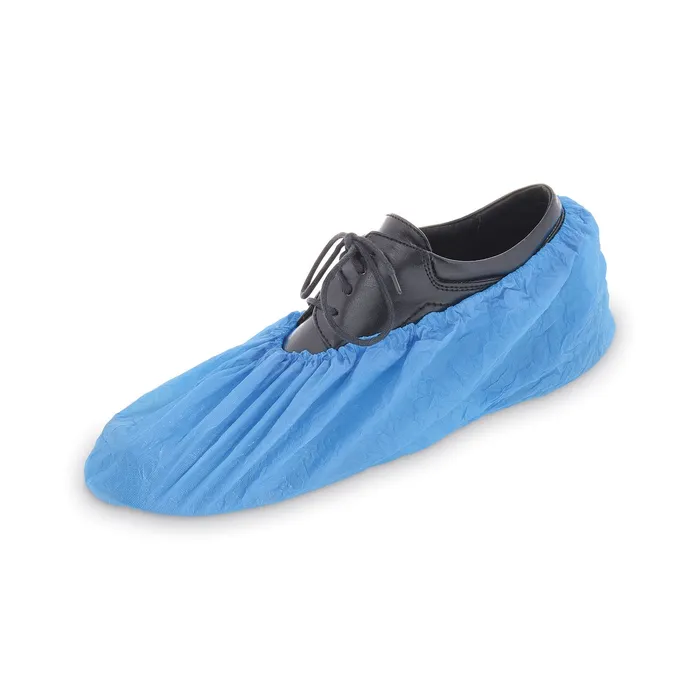Hlavný obrázok produktu Jednorázové návleky na obuv modré 40 x 14 cm (CPE) [100 ks]