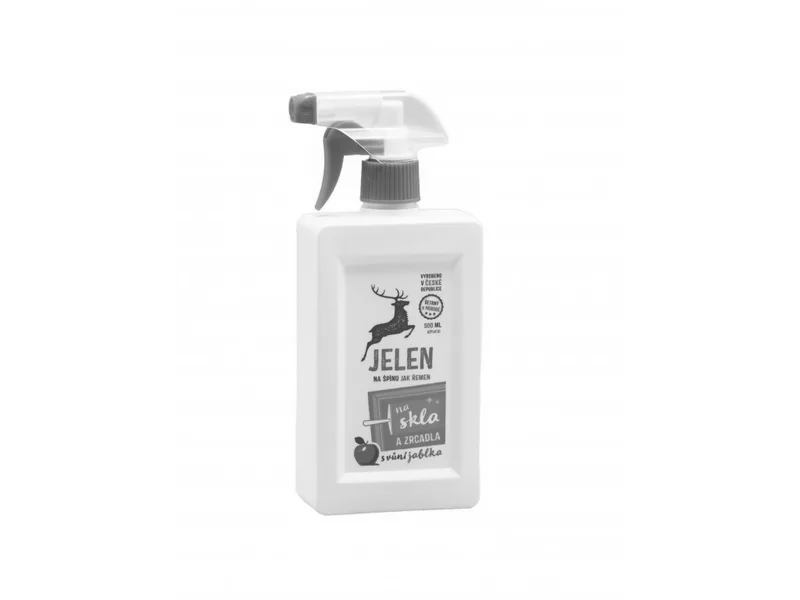 Hlavný obrázok produktu Jelen na skla a zrcadla jablko - čistič 500 ml rozprašovač