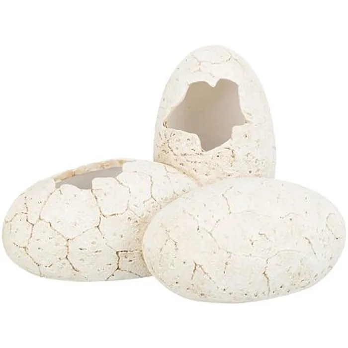 Hlavný obrázok produktu Jeskyně pro plazy, design vejce, polyesterová pryskyřice, 20x13x15cm