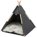 Ďalší obrázok produktu Jaskynka TIPI, 55 x 65 x 55 cm, plsť, antracit