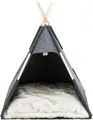 Jaskynka TIPI, 70 x 70 x 70 cm, plsť, antracit