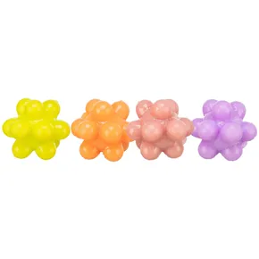 Ježaté guličky machová guma 3,5 cm 4ks