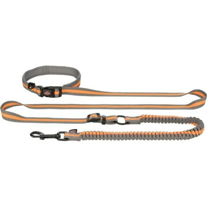 Hlavný obrázok produktu Jogging vodítko 1,33-1,80 m/20 mm grafit/papaya