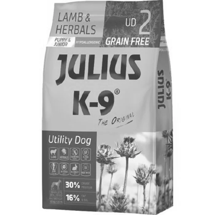 Hlavný obrázok produktu JULIUS K-9 PUPPY&JUNIOR LAMB&HERBALS 340 g
