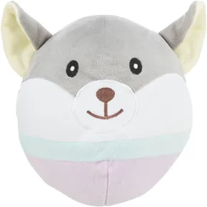 JUNIOR Bear, plyšová medvedia hlava pre šteňatá, 20 cm