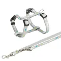 Ďalší obrázok produktu JUNIOR postroj s vodítkom pre šteňatá, svetlosivá M-L: 27-45 cm/10 mm, 2,00 m