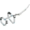 Ďalší obrázok produktu JUNIOR postroj s vodítkom pre šteňatá, svetlosivá M-L: 27-45 cm/10 mm, 2,00 m