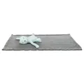 Ďalší obrázok produktu JUNIOR set - deka 75 x 50 cm + plyšový medvedík, šedá / mätová