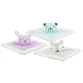 Ďalší obrázok produktu JUNIOR snuggler - plyšový maznáčik, štvorec s plyšovou hlavou 20 x 20 cm