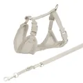 Ďalší obrázok produktu JUNIOR SOFT postroj s vodítkom pre šteňatá, svetlosivá S-M: 26-34 cm/10 mm, 2,00 m