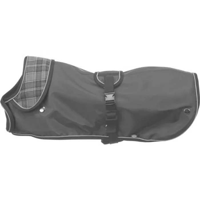Hlavný obrázok produktu Kabátek HERMY 2v1, střih jezevčík, černá/červená S: 43 cm, hruď: 50-60 cm, krk: 30-38 cm