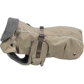 Kabátek ROUEN 2 v 1, buldog střih, pískováS:38cm, hruď:44-74cm, krk:46-52cm