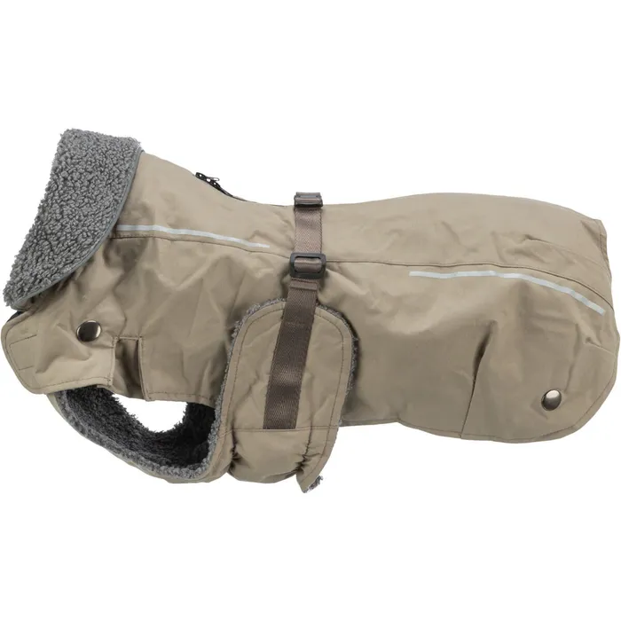 Hlavný obrázok produktu Kabátek ROUEN 2 v 1, buldog střih, pískováXS:30cm, hruď:36-58cm, krk:36-44cm