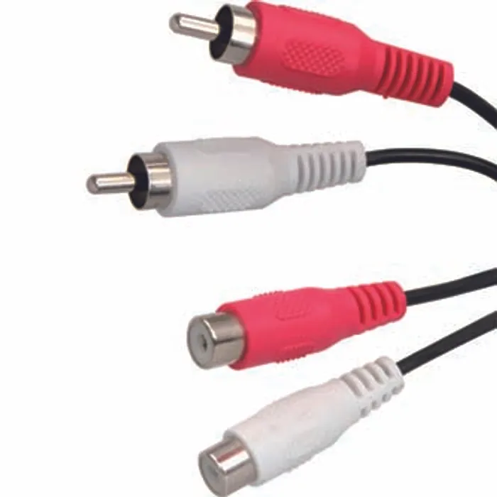 Hlavný obrázok produktu Kabel Cinch 2x M- Cinch 2x F, 5m, černá