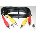 Ďalší obrázok produktu Kabel Cinch 3x M- Cinch 3x M, 2m, czarny