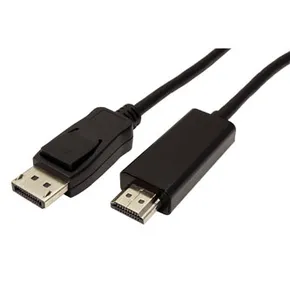 Kábel DisplayPort M- HDMI M, 1m, čierna