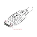 Ďalší obrázok produktu Kábel DisplayPort M- HDMI M, 2m, čierna