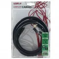 Ďalší obrázok produktu Video kábel DVI (18+1) M - HDMI M, 3m, čierna, Logo, blister