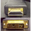 Ďalší obrázok produktu Video kábel DVI (18+1) M - HDMI M, 3m, čierna, Logo, blister