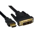 Ďalší obrázok produktu Kábel DVI (18+1) M- HDMI M, 3m, čierna