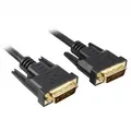 Ďalší obrázok produktu Kábel DVI (24+1) M- DVI (24+1) M, Dual link, 10m, pozlátené konektory, tienený, čierna